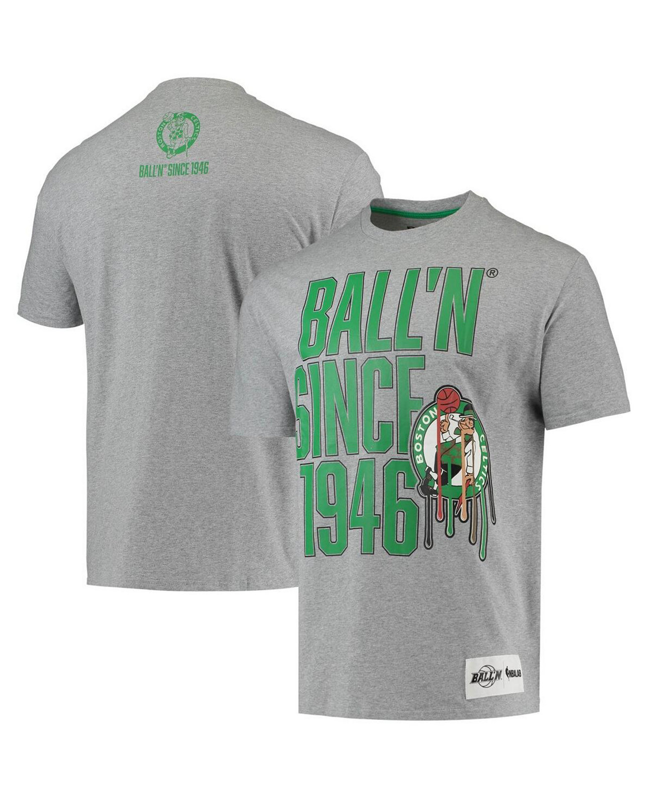 Мужская футболка Heather Grey Boston Celtics с 1946 года BALL'N