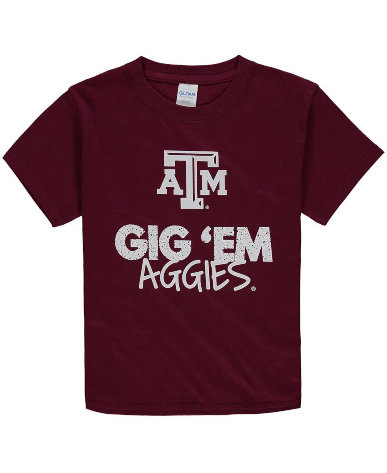 Темно-бордовая футболка Big Boys Texas A&M Aggies с круглым вырезом Two Feet Ahead