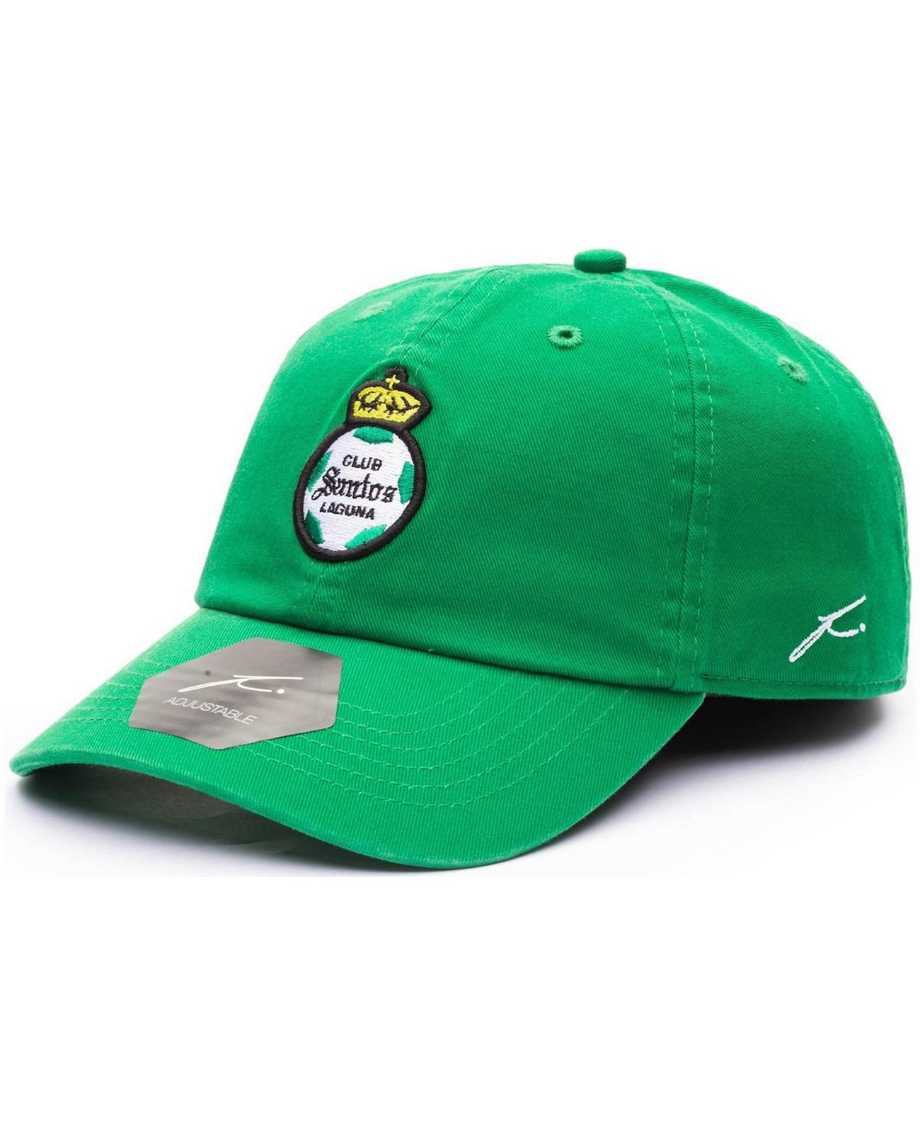 Мужская классическая регулируемая шапка Fi Collection зеленая Santos Laguna Bambo Fan Ink