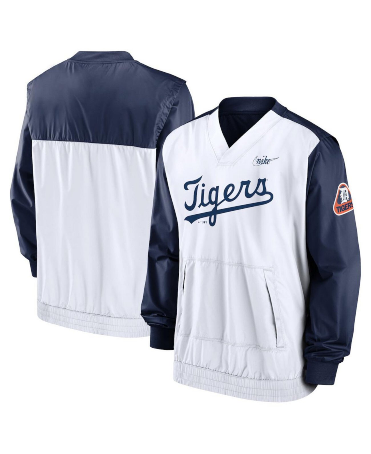 Мужская толстовка с графическим рисунком и V-образным вырезом Nike Detroit Tigers Cooperstown Nike