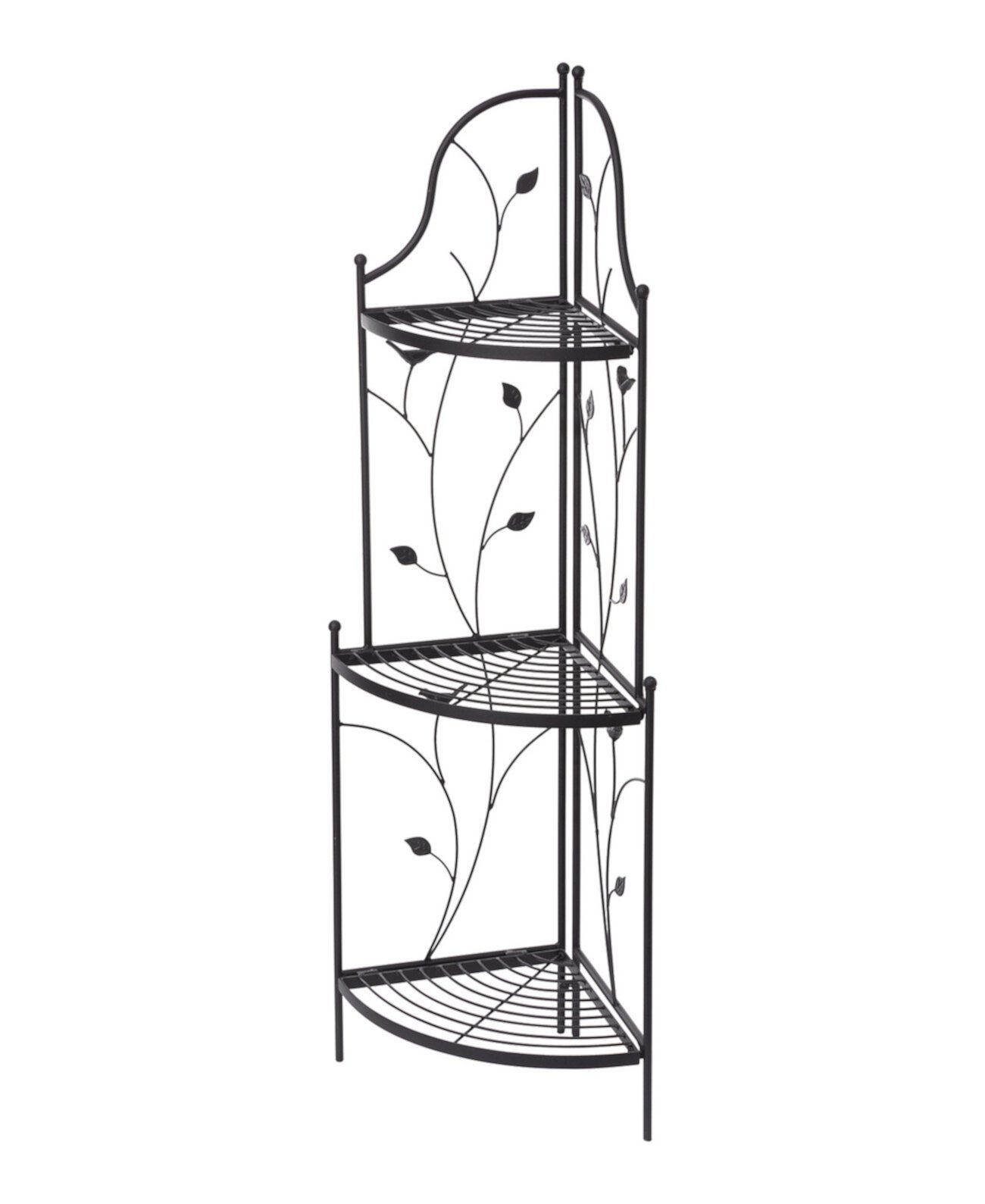 3-Tiered Corner Shelf Plant Stand Glitzhome