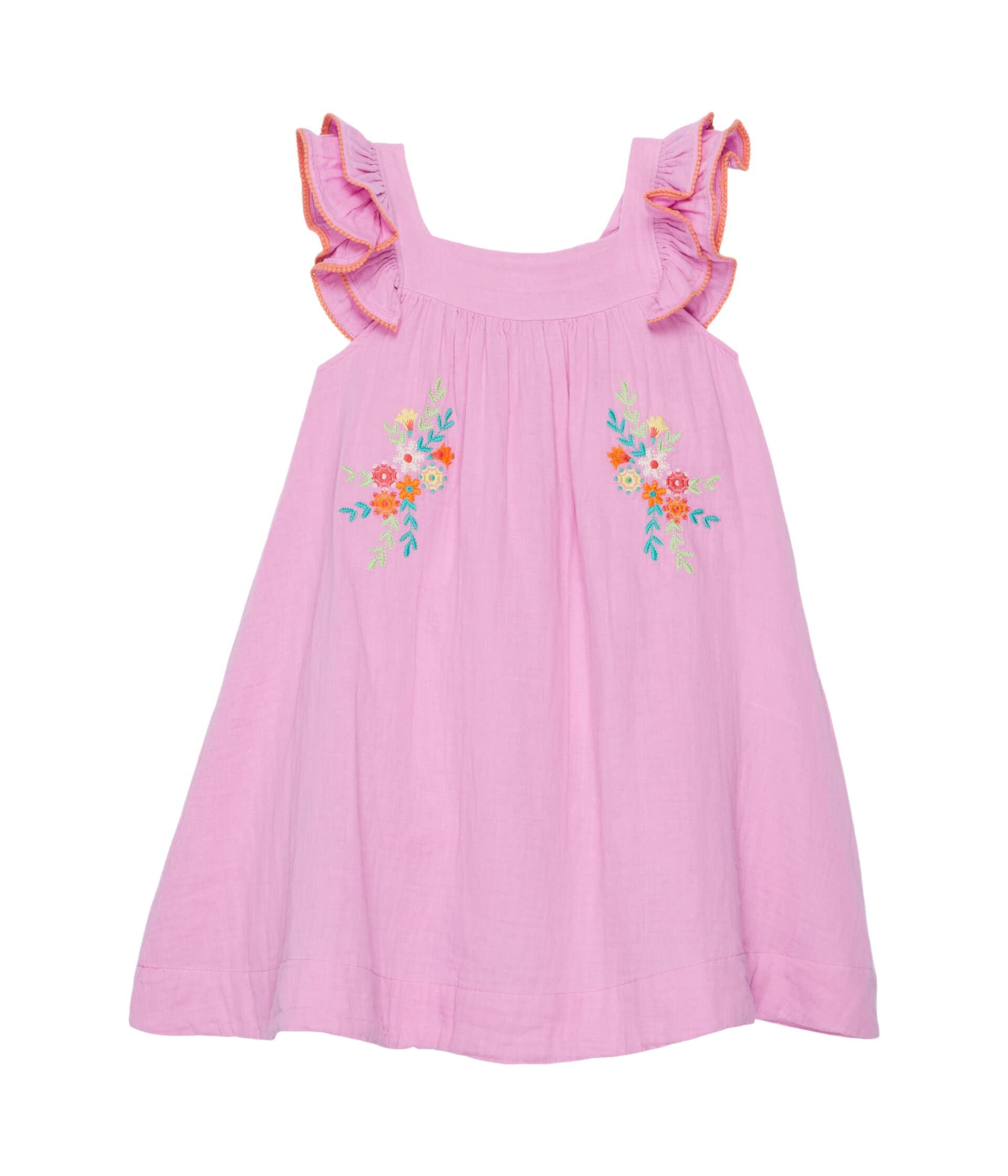 Платье с вышивкой и кисточками (для малышей/маленьких детей/больших детей) PEEK