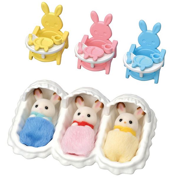 Игровой набор для кукольного домика Calico Critters Triplets Care Calico Critters