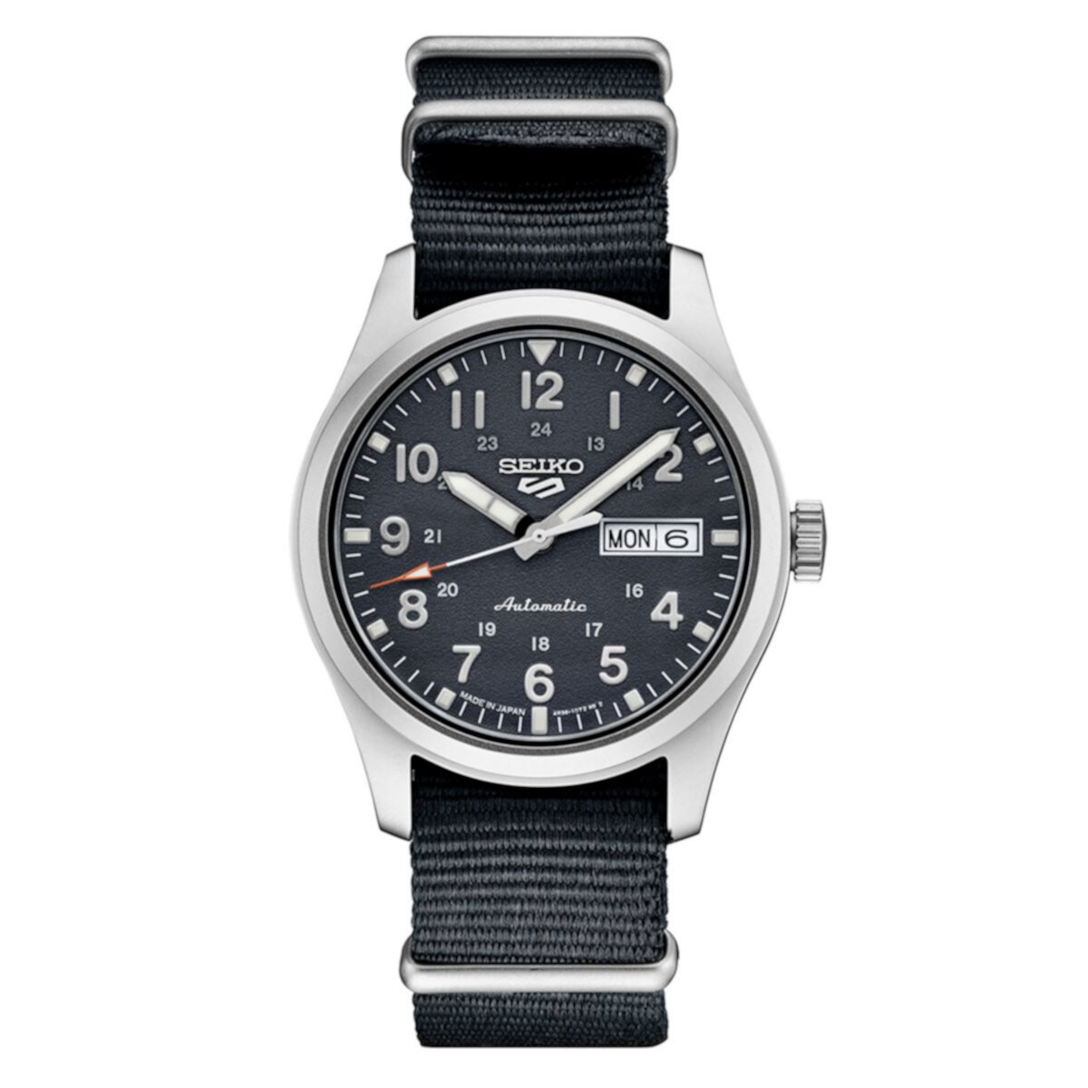 Мужские часы Seiko 5 Sports из нержавеющей стали с серым циферблатом — SRPG31 Seiko