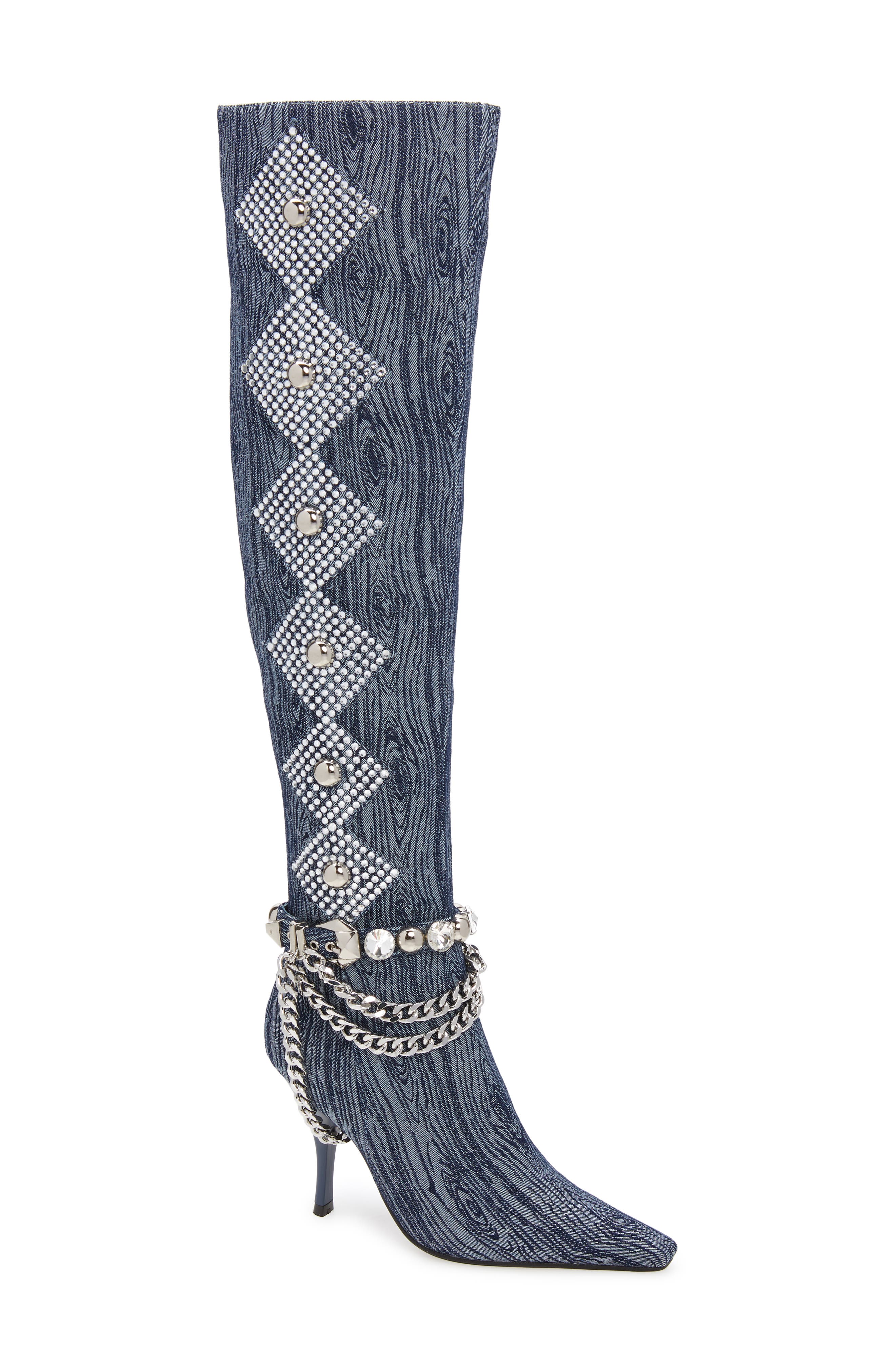 Vixxen Over the Knee Pointed Toe Boot Jeffrey Campbell