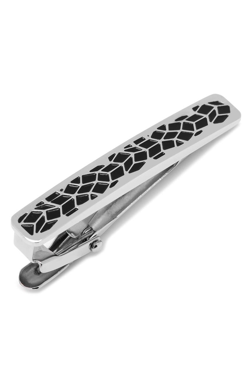 . Stainless Steel Geometric Cell Tie Bar Cufflinks, Inc.