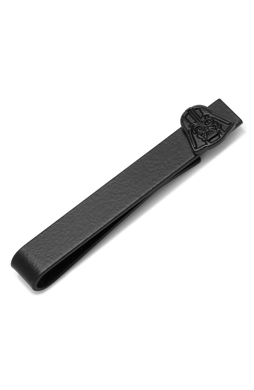 . Satin Black Darth Vader Tie Bar Cufflinks, Inc.