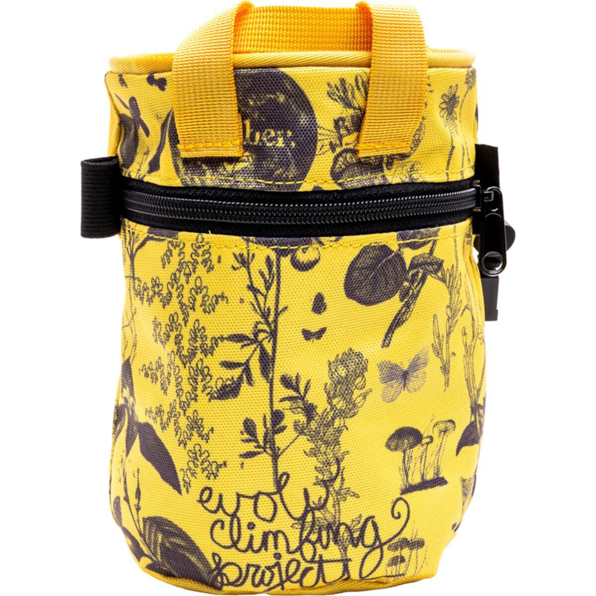 Сумка для мелка Collectors Chalk Bag с флисовой подкладкой, регулируемым поясным ремнем и карманом на молнии EVOLV