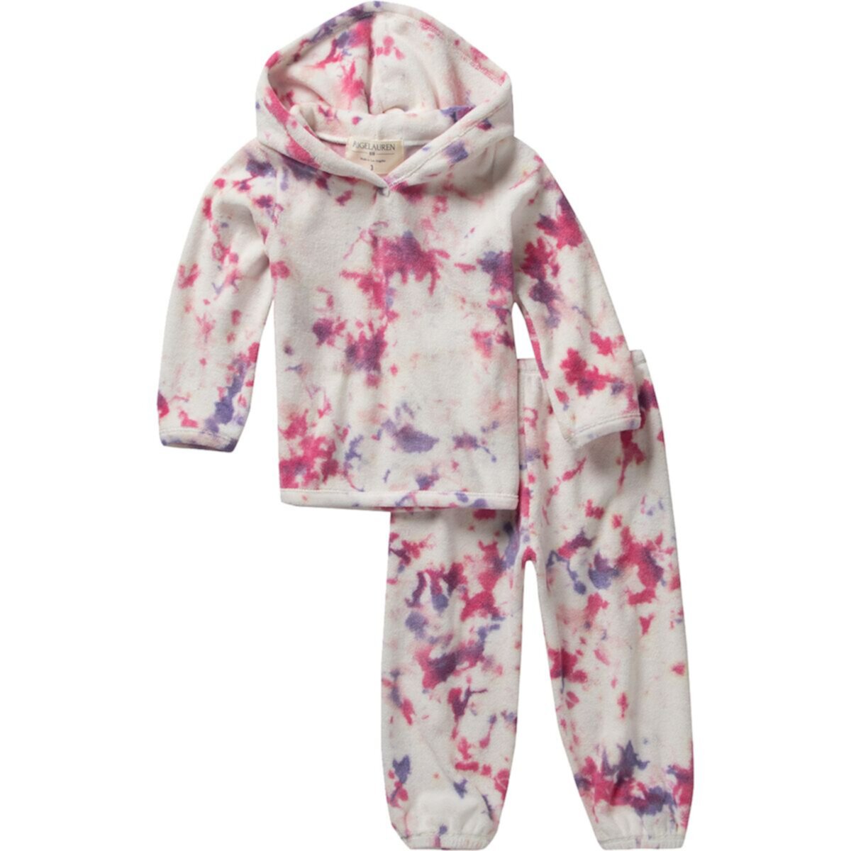French Terry Splatter Hoodie & Balloon Pant Set - Toddlers' PaigeLauren