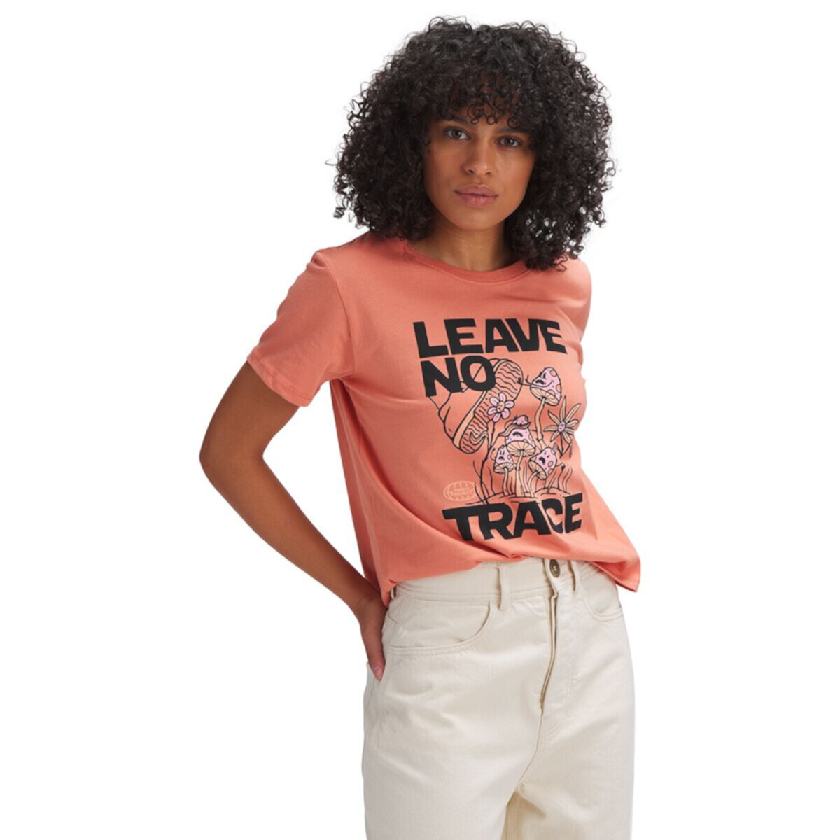 футболка свободного кроя из коллаборации с Leave No Trace Trampled Shroom Parks Project