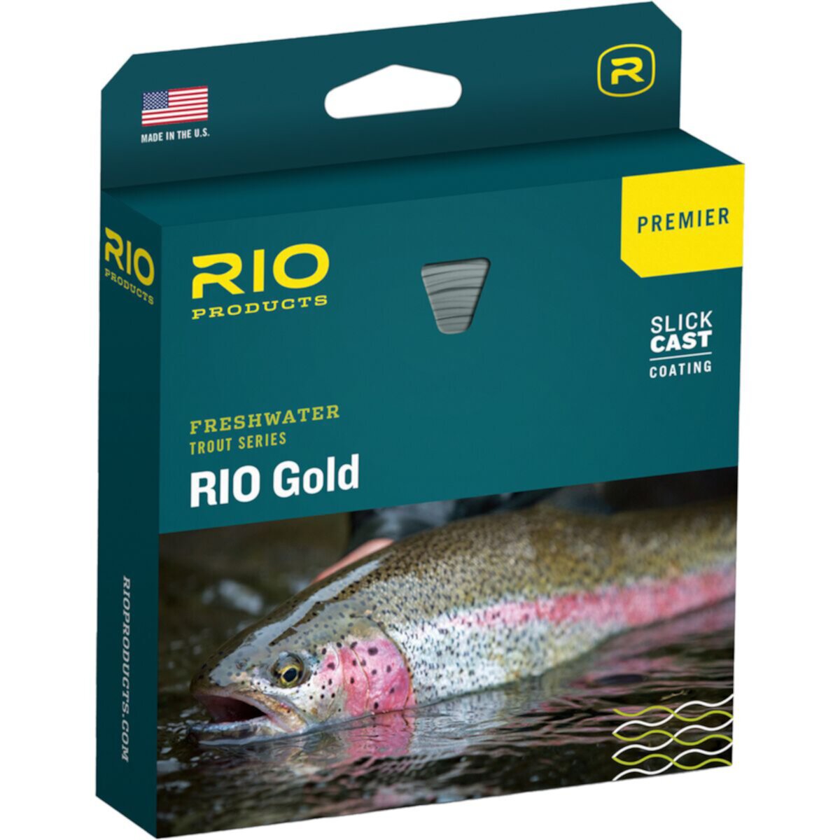 Летняя рыболовная шнурка Premier Gold, высокая прочность и точность, 30 м Rio