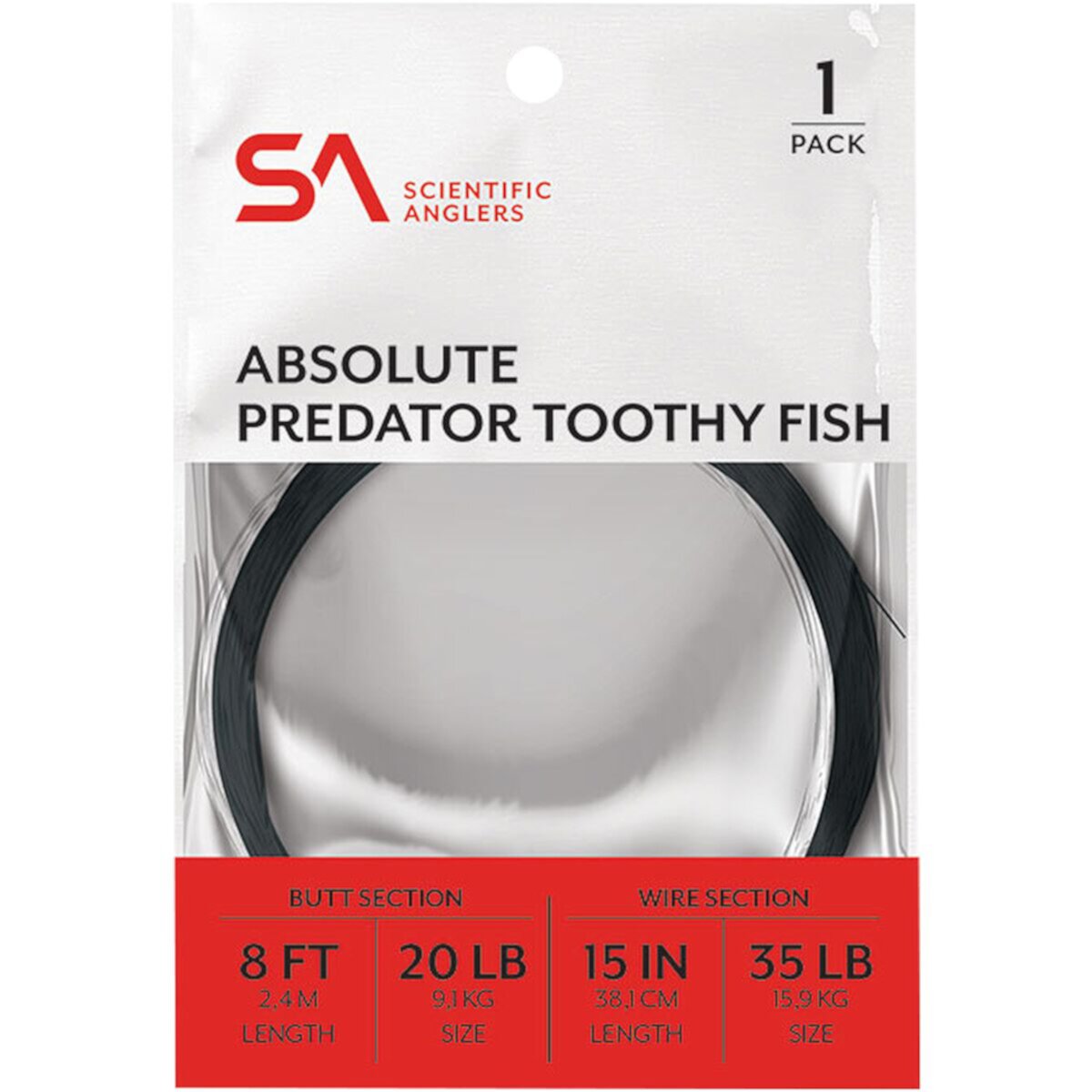 Экипировка для рыбалки Scientific Anglers Absolute Predator Toothy Fish Leader Scientific Anglers