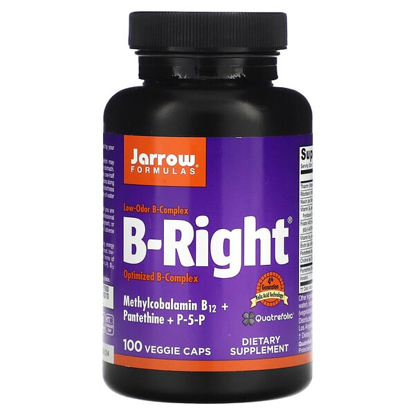 B-Right, 100 растительных капсул Jarrow Formulas