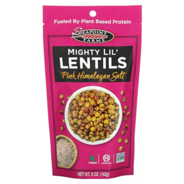 Mighty Lil' Lentils, Розовая гималайская соль, 5 унций (142 г) Seapoint Farms