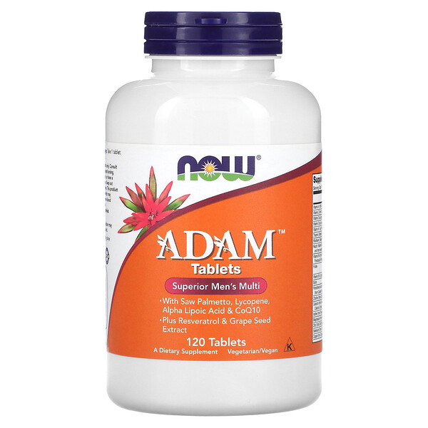 ADAM, Superior Men's Multi, 120 Tablets NOW Foods