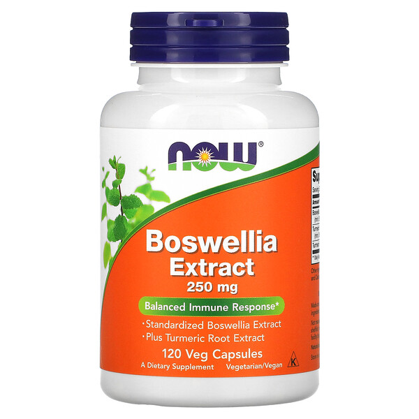 Экстракт Босвеллии - 250 мг - 120 вегетарианских капсул - NOW Foods NOW Foods