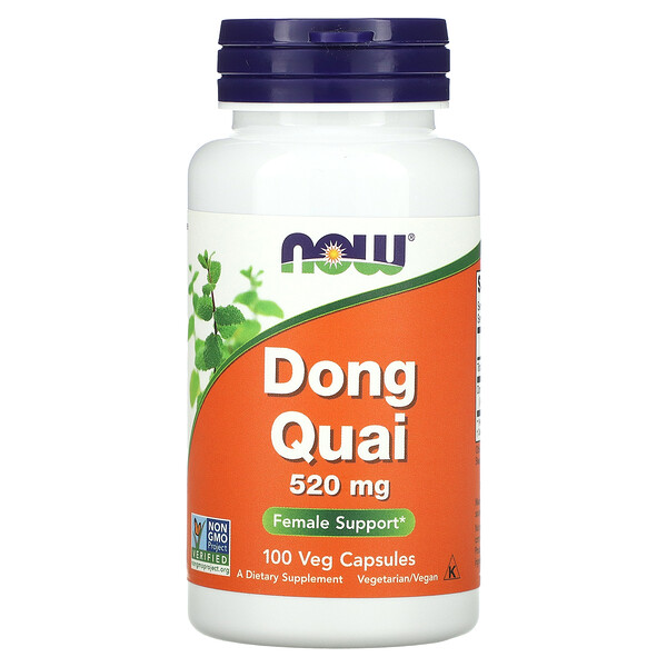 Dong Quai, 520 мг, 100 растительных капсул - NOW Foods NOW Foods