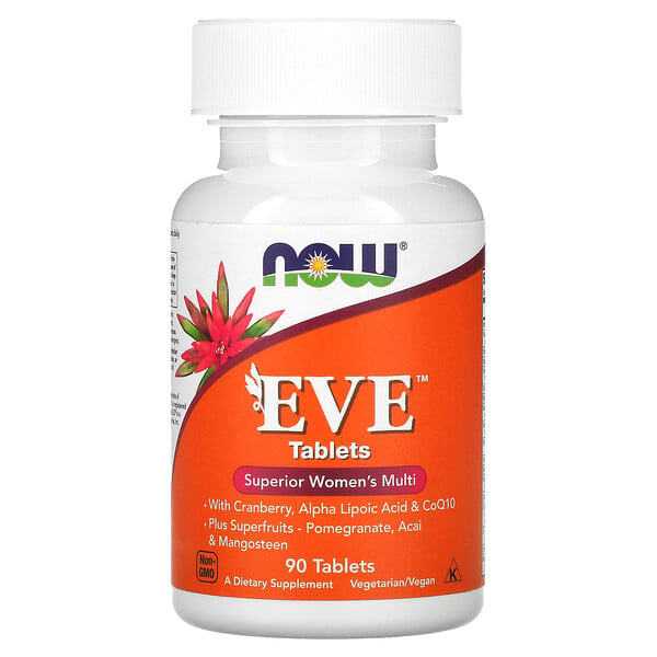 Eve, Улучшенный комплекс для женщин, 90 таблеток NOW Foods