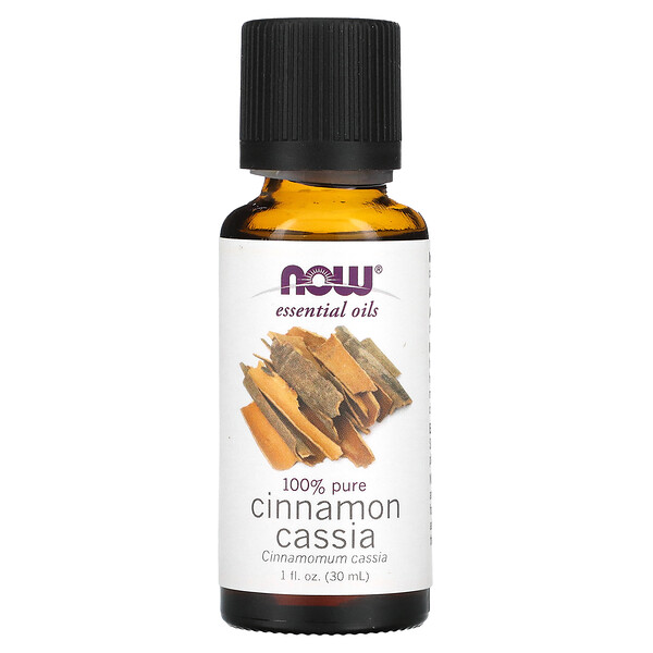 Эфирные масла, Cinnamon Cassia, 1 жидкая унция (30 мл) NOW Foods