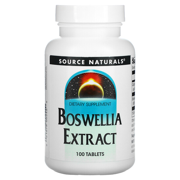 Boswellia Extract - 100 таблеток - Source Naturals Source Naturals