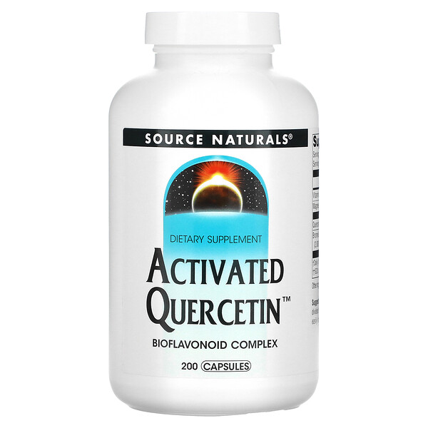 Активированный кверцетин, 200 капсул Source Naturals