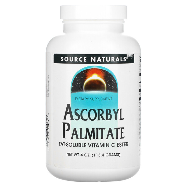 Ascorbyl Palmitate, 4 oz (Унции) (113.4 g) Source Naturals