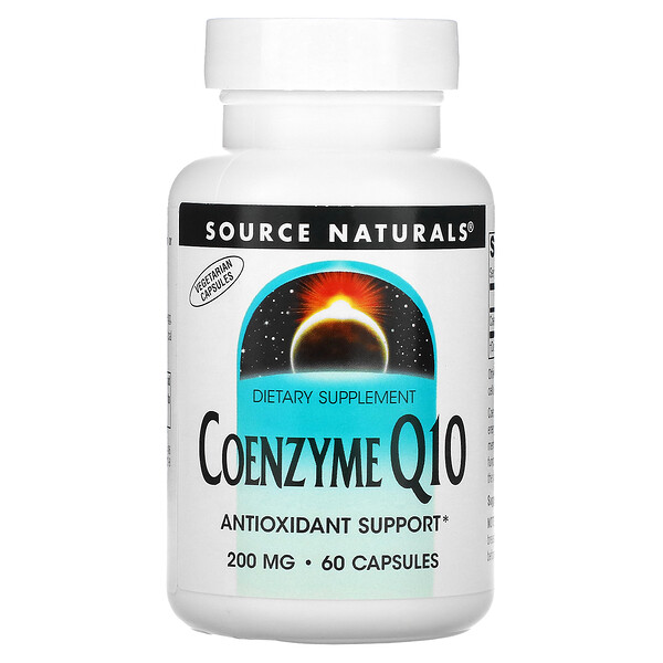 Коэнзим Q10 - 200 мг - 60 капсул - Source Naturals Source Naturals