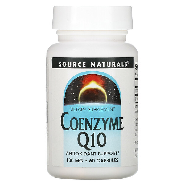 Коэнзим Q10 - 100 мг - 60 капсул - Source Naturals Source Naturals