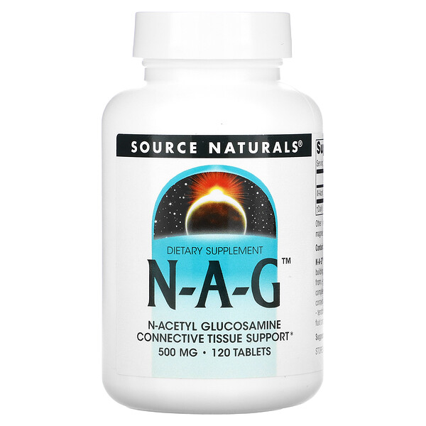 N-A-G, 500 мг, 120 таблеток - Source Naturals Source Naturals