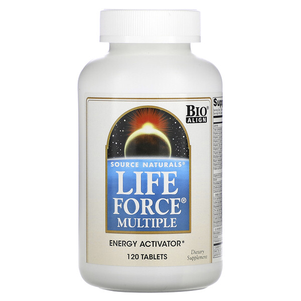 Life Force Multiple, 120 таблеток Source Naturals