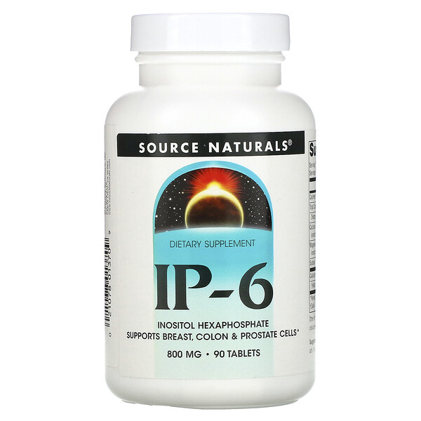 IP-6 - 800 мг - 90 таблеток - Source Naturals Source Naturals