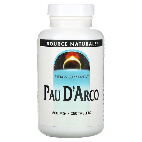 Pau D'Arco - 500 мг - 250 таблеток - Source Naturals Source Naturals