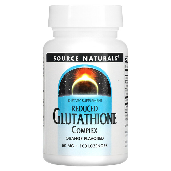 L-Глутатион Комплекс - 50 мг - 100 таблеток для рассасывания - Source Naturals Source Naturals