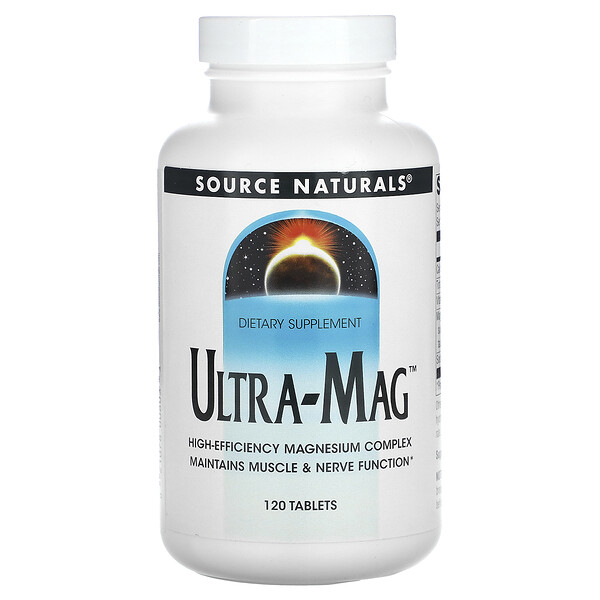 Ультра-маг, 120 таблеток Source Naturals
