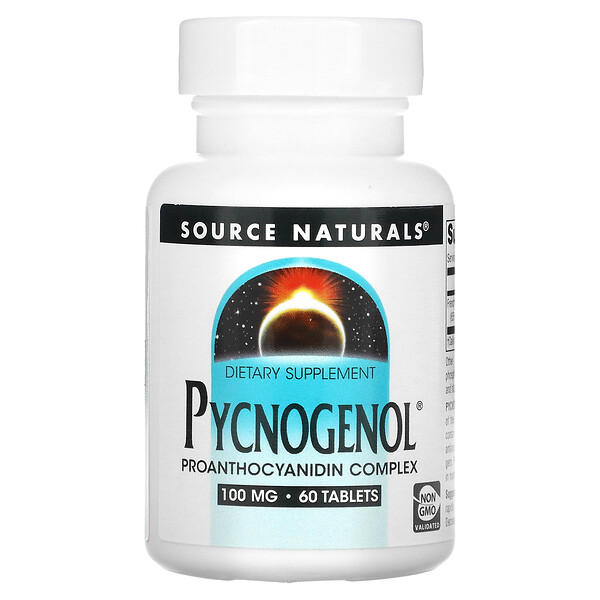 Pycnogenol - 100 мг - 60 таблеток - Source Naturals Source Naturals