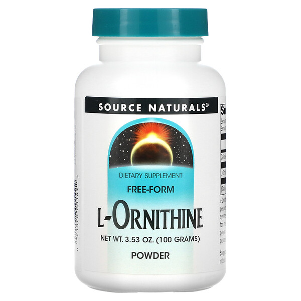 L-Ornithine - 100 г - Source Naturals Source Naturals