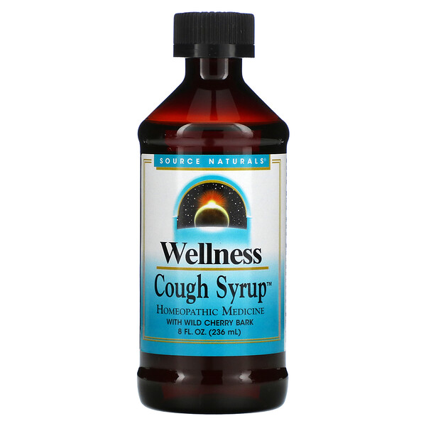 Wellness, Сироп от кашля, 8 жидких унций (236 мл) Source Naturals