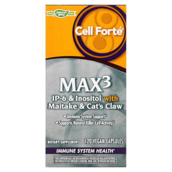 Cell Forté MAX3 - 120 веганских капсул - Nature's Way Nature's Way