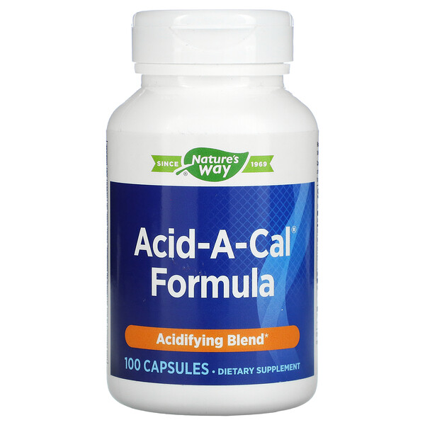 Acid-A-Cal Formula, 100 Capsules (Капсулы) Nature's Way