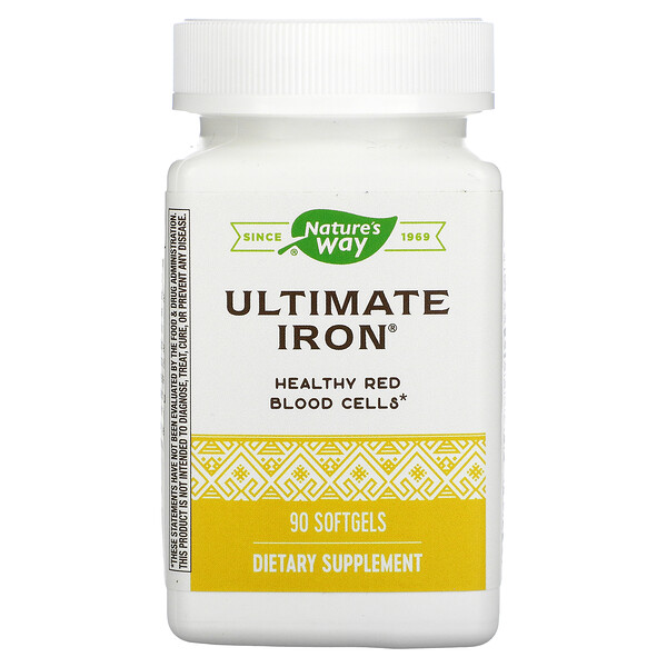 Ultimate Iron - 90 мягких капсул - Nature's Way Nature's Way