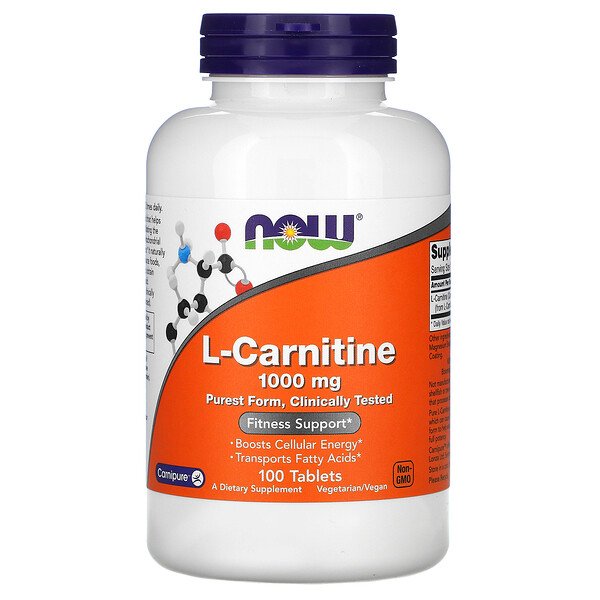 L-Карнитин - 1000 мг - 100 таблеток - NOW Foods NOW Foods
