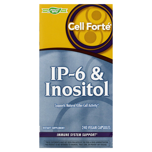 Cell Forté, IP-6 & Inositol - 240 веганских капсул - Nature's Way Nature's Way
