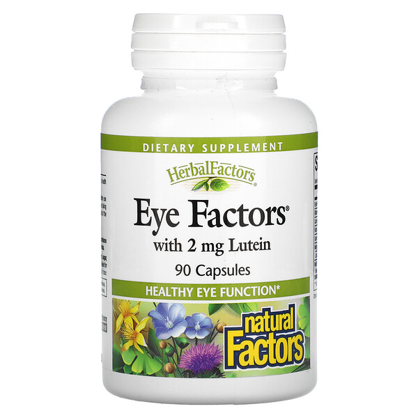 Eye Factors с лютеином 2 мг, 90 капсул Natural Factors