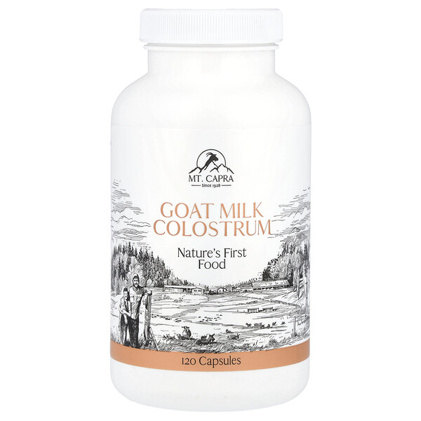 Goat Milk Colostrum, 120 Capsules (Капсулы) Mt. Capra