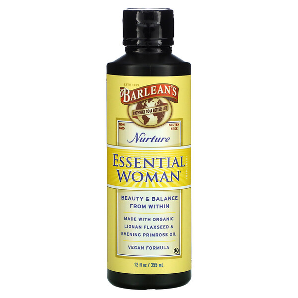 Essential Woman, Воспитание, 12 жидких унций (355 мл) Barlean's