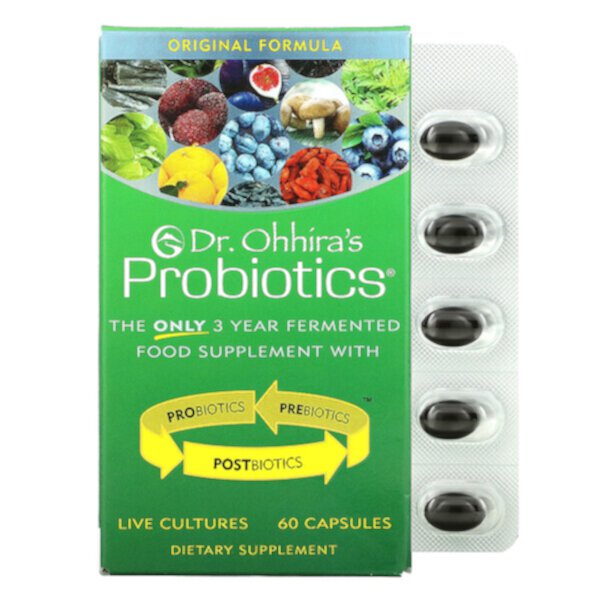 Пробиотики, Оригинальная формула - 60 капсул - Dr. Ohhira's Dr. Ohhira's