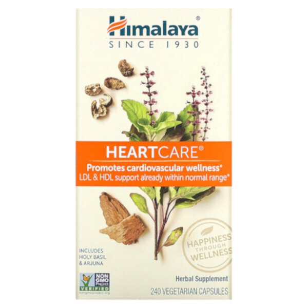 HeartCare, 240 вегетарианских капсул Himalaya