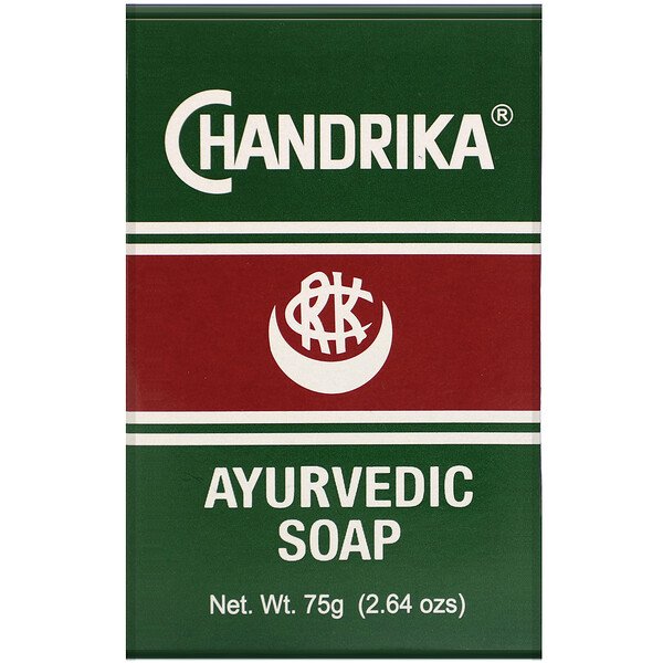 Chandrika, Аюрведическое твердое мыло, 2,64 унции (75 г) Chandrika Soap