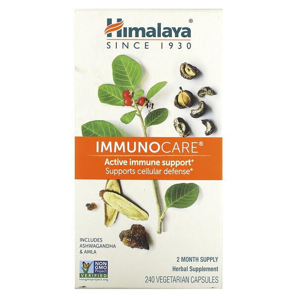 ImmunoCare, 240 вегетарианских капсул Himalaya