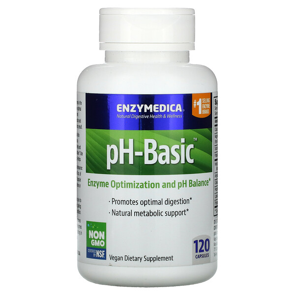 pH-Basic - 120 капсул - Enzymedica Enzymedica